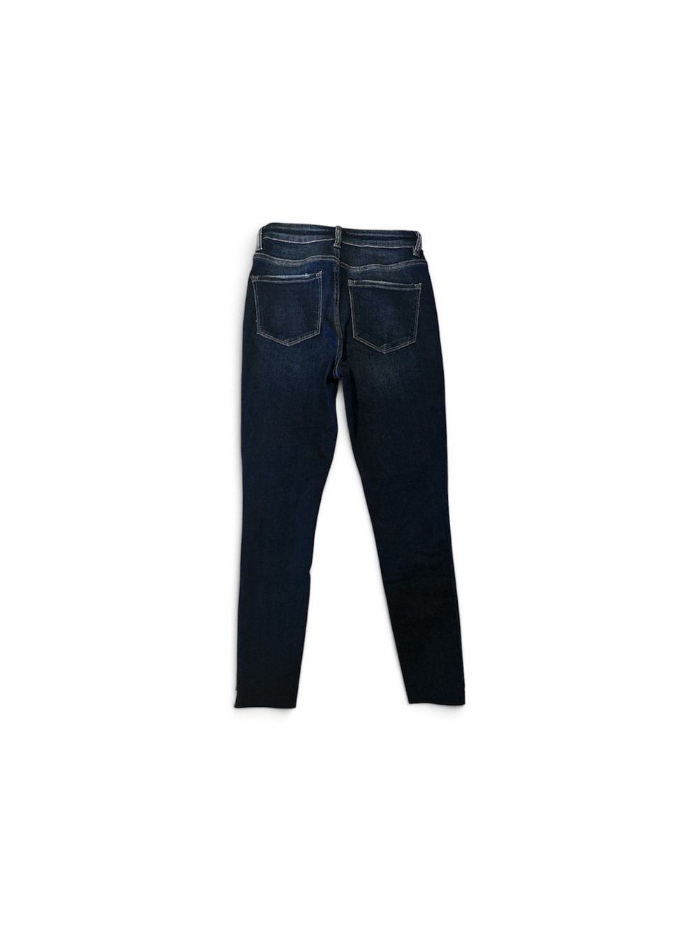 Altar’d State Vervet Jeans Size 26 Dark Blue Ankle Straight Leg Raw Hem EUC - Picture 3 of 5